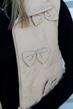 Bow Puffer Vest