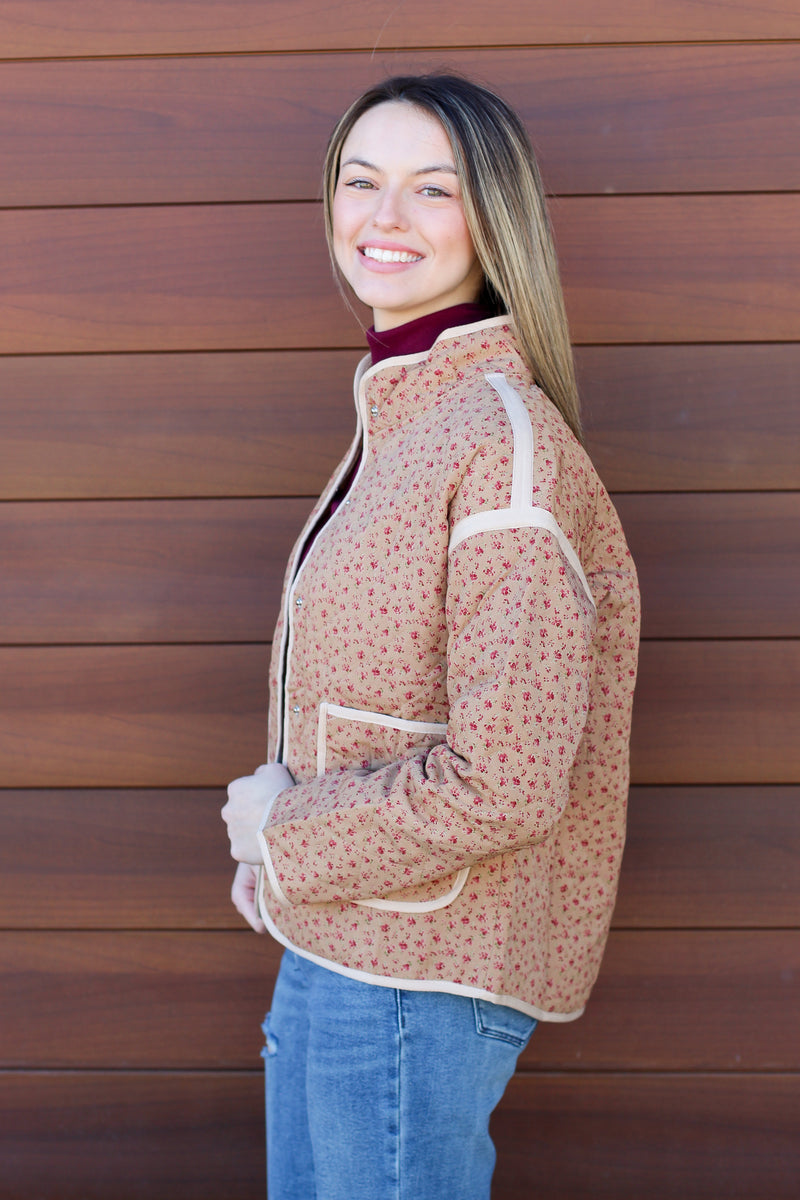 Flower Quilted Jacket