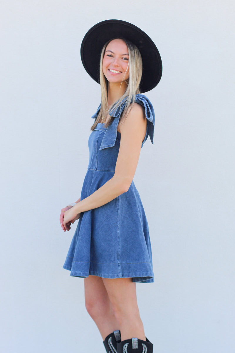 Styled In Denim Dress