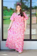 Smocked Floral Maxi