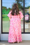 Smocked Floral Maxi