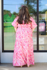 Smocked Floral Maxi