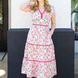 Very Floral Midi Dress