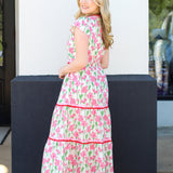 Very Floral Midi Dress