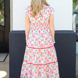 Very Floral Midi Dress