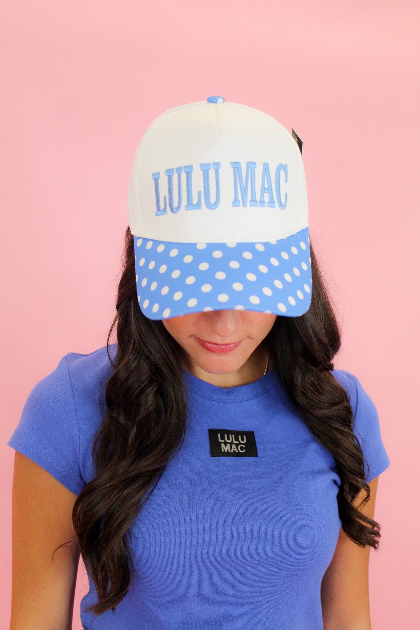 Lulu Mac Polka Dot Trucker Hat