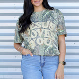 camo jesus loves you tee