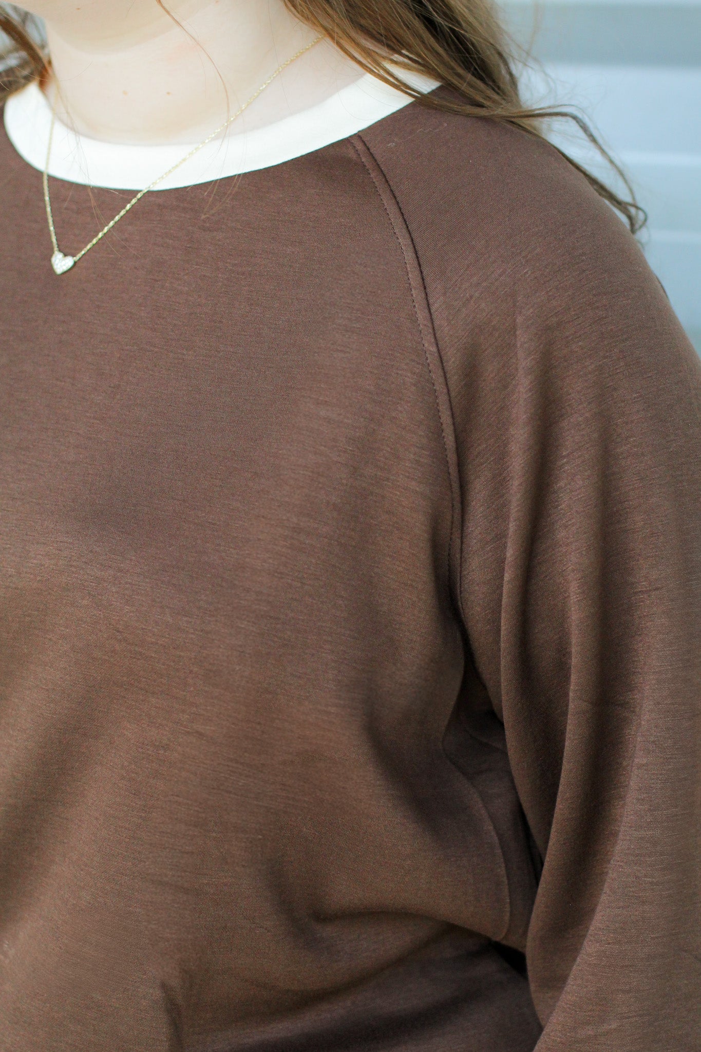 Color Block Cozy Top