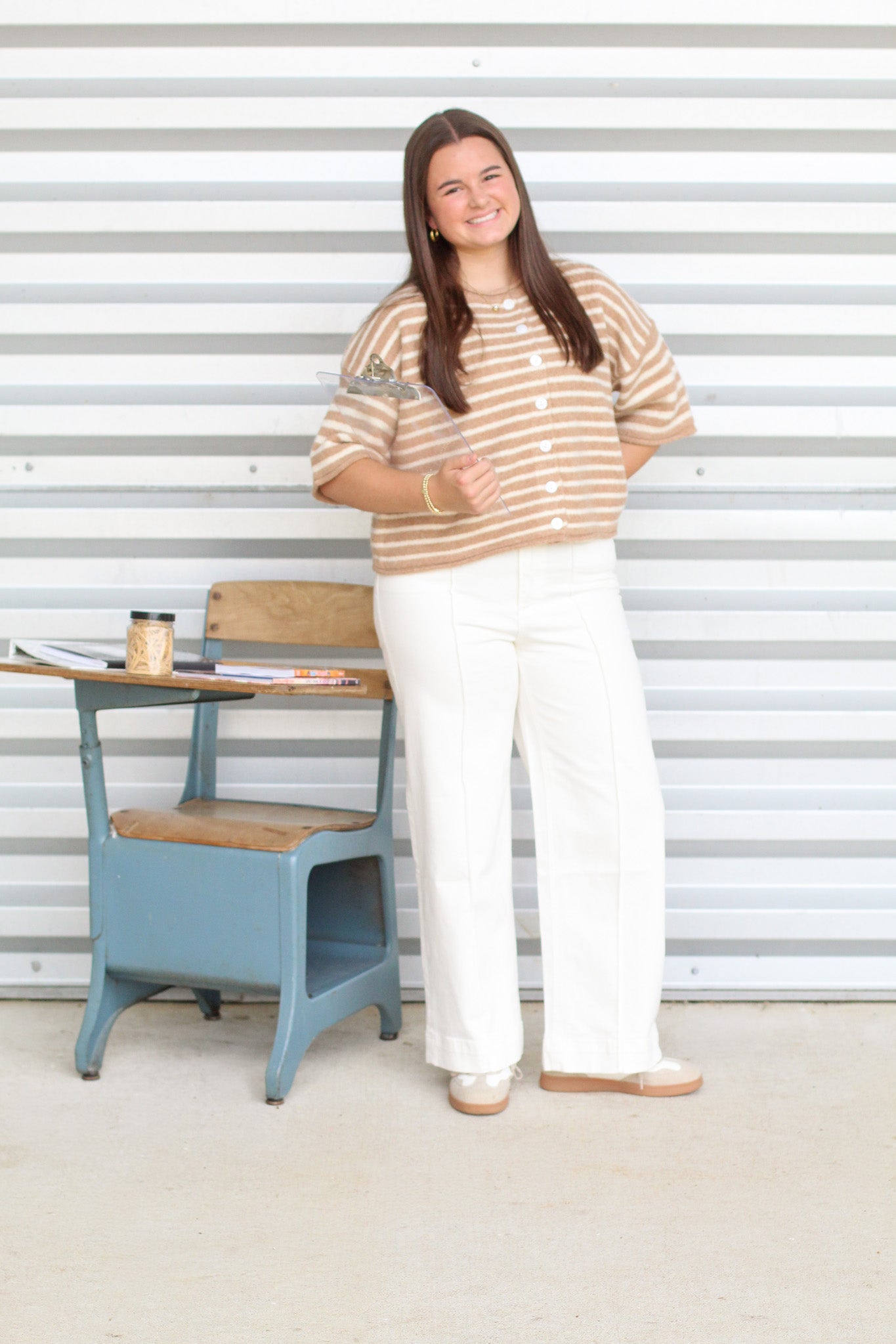The Brooke Stripe Sweater
