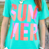 Colorblock SUMMER Tee