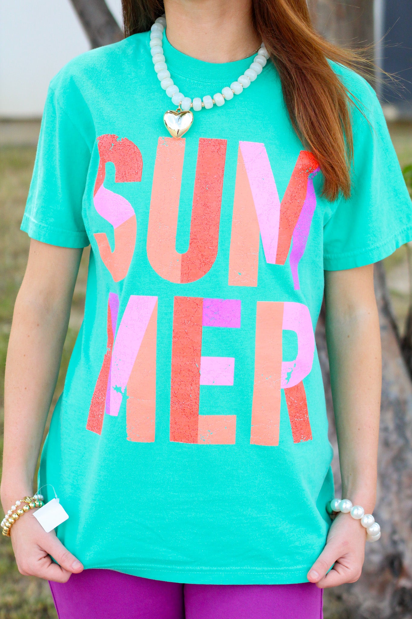 Colorblock SUMMER Tee