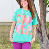 Colorblock SUMMER Tee