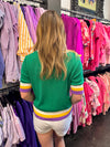 Mardi Gras Bow Sweater