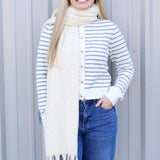 Large Warm Fringe Scarf