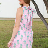 Carnation Bow Back Dress