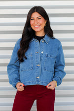 Pocket Button Denim Jacket