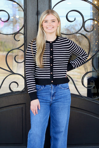 Gold Button Cardigan