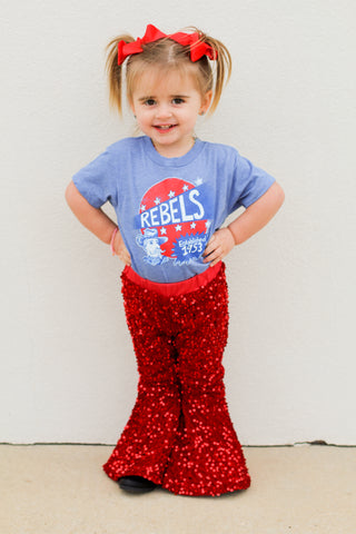 Mr. P's Rebels Tee-Blue