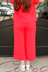 Trendy Tracie Pants-Red