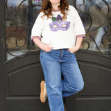 Masquerade Mardi Gras Top