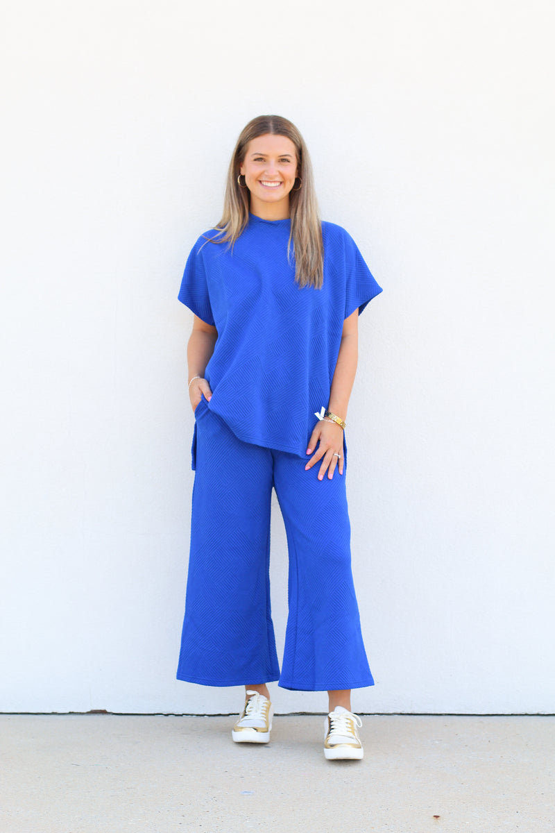 Trendy Tina Pants-Royal Blue
