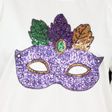 Masquerade Mardi Gras Top