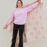 Cuddle Time Blanket- Blush Happy