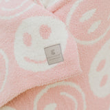 Cuddle Time Blanket- Blush Happy