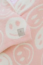 Cuddle Time Blanket- Blush Happy