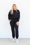 Trendy Tina Long Sleeve Top-Black