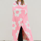 Cuddle Time Blanket-Pink Flower