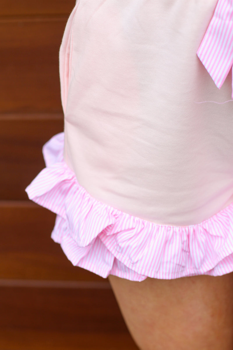 Ruffle Trim Shorts