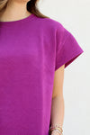 Trendy Tina Top-Magenta