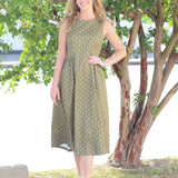 Polka Dot Department Midi Dress