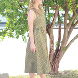 Polka Dot Department Midi Dress