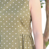 Polka Dot Department Midi Dress