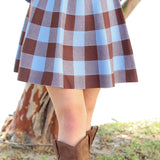 It's Giving Plaid Sweater Skirt
