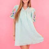 Bright Floral Day Dress