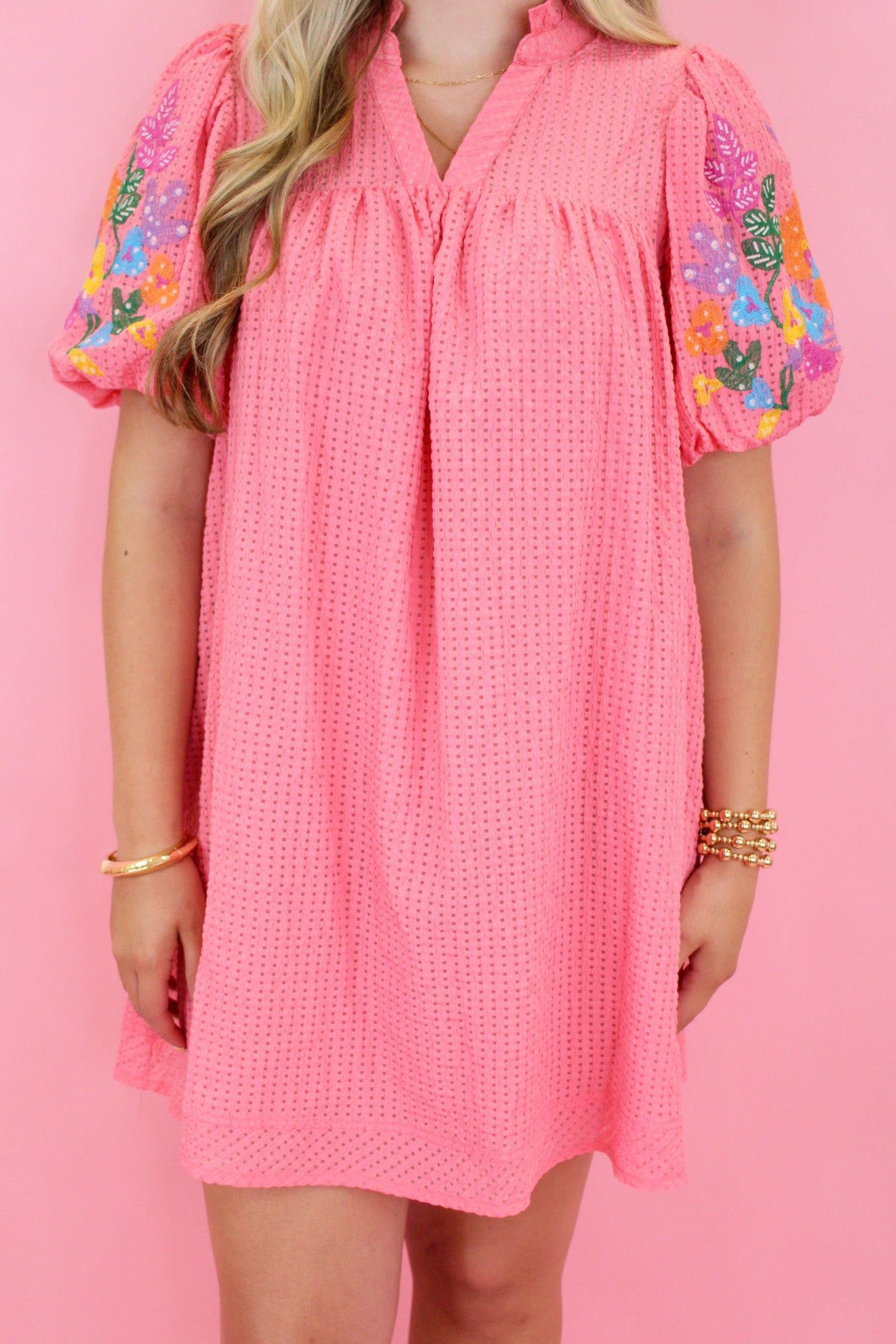 Bright Floral Day Dress