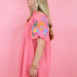 Bright Floral Day Dress