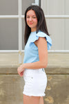 Love the Ruffle Sleeve Top