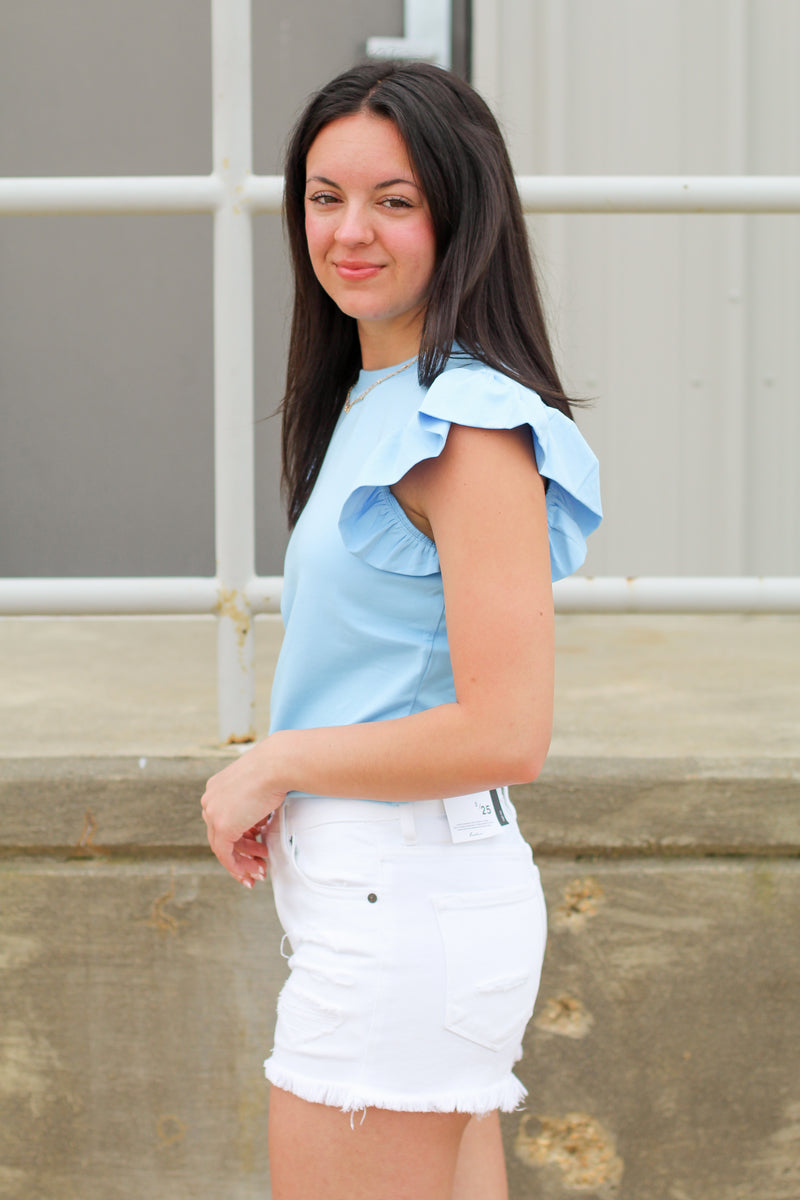 Love the Ruffle Sleeve Top