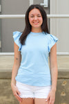 Love the Ruffle Sleeve Top