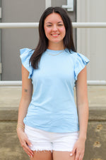 Love the Ruffle Sleeve Top