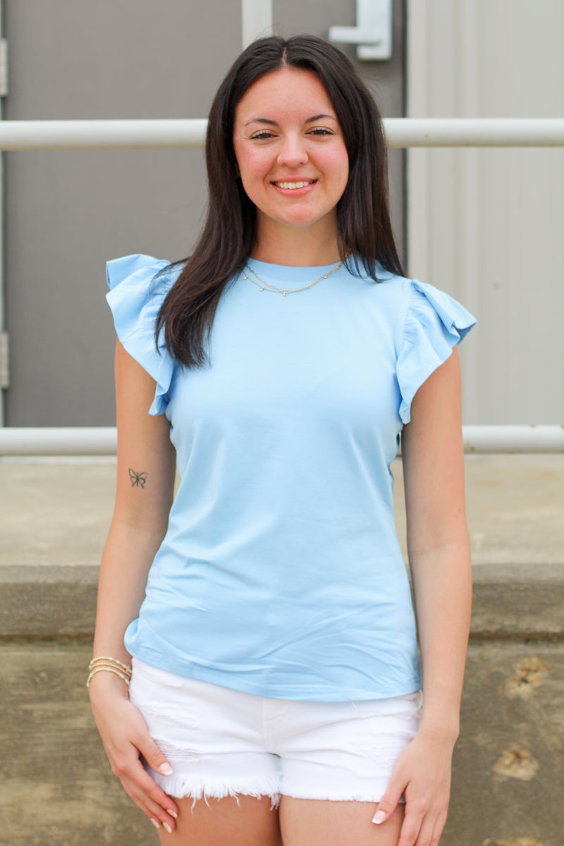 Love the Ruffle Sleeve Top