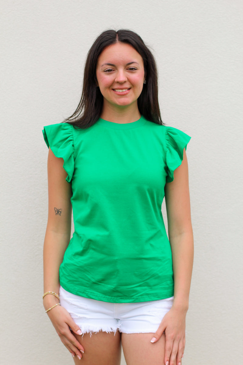 Love the Ruffle Sleeve Top