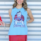 Tech Sequin Game Day Tank
