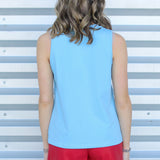 Tech Sequin Game Day Tank