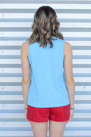 Tech Sequin Game Day Tank