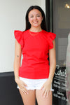 Love the Ruffle Sleeve Top